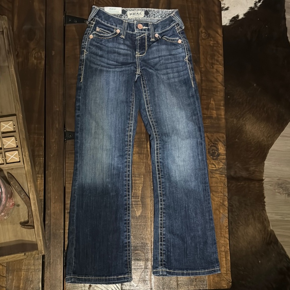 Ariat Blue Bootcut Jeans with Medium Wash